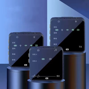 Mise à niveau du microphone sans fil K63 Microphones Lavalier Mini Mic Monitoring pour Vlogging Podcast Yotub - Product Image 3