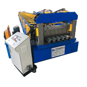 Công nghiệp thép sàn <span class=keywords><strong>decking</strong></span> tấm kim loại sàn cuộn tạo thành máy với PLC Tay nghề tốt - Product Image 3