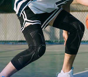 Manchons de compression respirants pour le soutien des genoux, pour le football, le basketball et les activités de plein air – Fabricant - Product Image 2