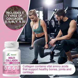 Wins Town OEM Capsule di Collagene in Softgel con Peptidi di Collagene, Vitamina C, Acido Ialuronico, Integratore Nutrizionale - Product Image 2
