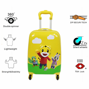 Maleta de viaje para niños con diseño de dinosaurio de 16 pulgadas <span class=keywords><strong>adn</strong></span> 18 pulgadas abs trolley - Product Image 6