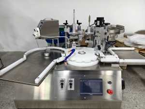 Máy chiết rót chất lỏng tự động quay, chai nhỏ, bình xịt, nhỏ giọt thuốc nhỏ mắt, chai tinh dầu, chai penicillin - Product Image 4