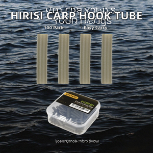 Matériel de pêche à la carpe : Tubes thermorétractables pour hameçons (100 pièces) – Outils et accessoires de pêche - Product Image 1