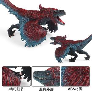 Jouet de dinosaure modèle yxs Fire Raptor simule un <span class=keywords><strong>film</strong></span> jurassique solide en plastique <span class=keywords><strong>d</strong></span>'<span class=keywords><strong>animaux</strong></span> <span class=keywords><strong>sauvages</strong></span> avec la même cognition pour enfants - Product Image 3