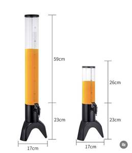 Hot 1.5L Cold Draft Beer Holder Distributeur de boissons Ktv Beer Tower pour France Max & Jack's Cuvee Des Trolls - Product Image 3