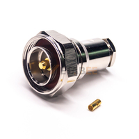 Connecteur coaxial RF 75 Ohm 50 Ohm DIN 1.0-2.3 4.3-10 1.6-5.6 7/16 à faible PIM (-160 dBc) VSWR 1.25 Mâle Femelle pour station de base