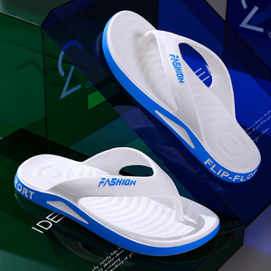 <span class=keywords><strong>Zapatillas</strong></span> <span class=keywords><strong>de</strong></span> <span class=keywords><strong>baño</strong></span> ligeras para hombre con rayas y características antideslizantes adecuadas para duchas domésticas y piscinas planas - Product Image 4