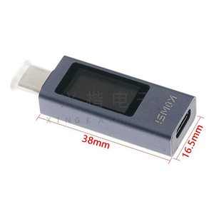 เครื่องทดสอบโหลดอิเล็กทรอนิกส์แบบพกพา iSMiYA Type-C พร้อมจอ LCD ขนาด 38 มม. x 16.5 มม. ช่องต่อ USB - Product Image 1