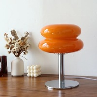 Bauhaus lampe de table lampe à bonbons salon côté chambre beignet verre coréen lampe de table de couchage pour le salon