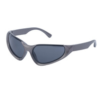 Lunettes de soleil de cyclisme BOOM 2027 unisexes, monture dorée, matériau PC, protection UV400, verres polarisés pour les sports de plein air et la conduite