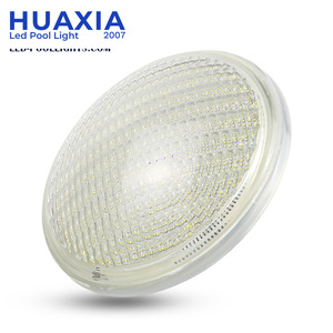 <span class=keywords><strong>Ampoule</strong></span> LED de <span class=keywords><strong>piscine</strong></span> HUAXIA Standard PAR56 en verre, étanche IP68, 12V 24W, RVB à changement de couleur, lampe de remplacement subaquatique pour niche - Product Image 2