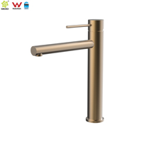 Grifo de Lavabo de Baño Moderno de Acero Inoxidable 304, Marca Watermark Wels, Gran Venta