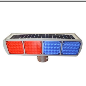 Feux de signalisation solaires à LED pour travaux routiers, montage sur poteau, IP65, cadre en aluminium, matériau PC - Product Image 2