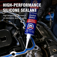 Mastic silicone RTV pour moteur automobile, résistant aux hautes températures, sans joint, pour la construction et le travail du bois