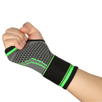 Attelle de poignet en nylon tricotée 3D réglable, respirante et antidérapante pour le cyclisme, la musculation et l'escalade