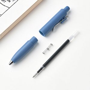 Stylo Gel Couleur Macaron Mini Personnalisé 12cm, Type Pression, Écriture Fluide, Design Élégant, Stylo de Poche, Cadeau d'Affaires pour Étudiants, Papeterie - Product Image 2