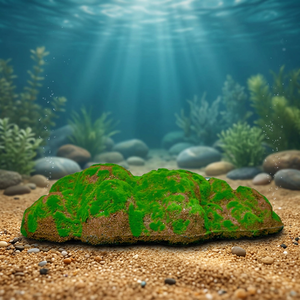 Wall-Mounted Plastic Artificial Moss Rectangle Frame Detachable 23x30cm Indoor Greenery Wall - Product Image 2