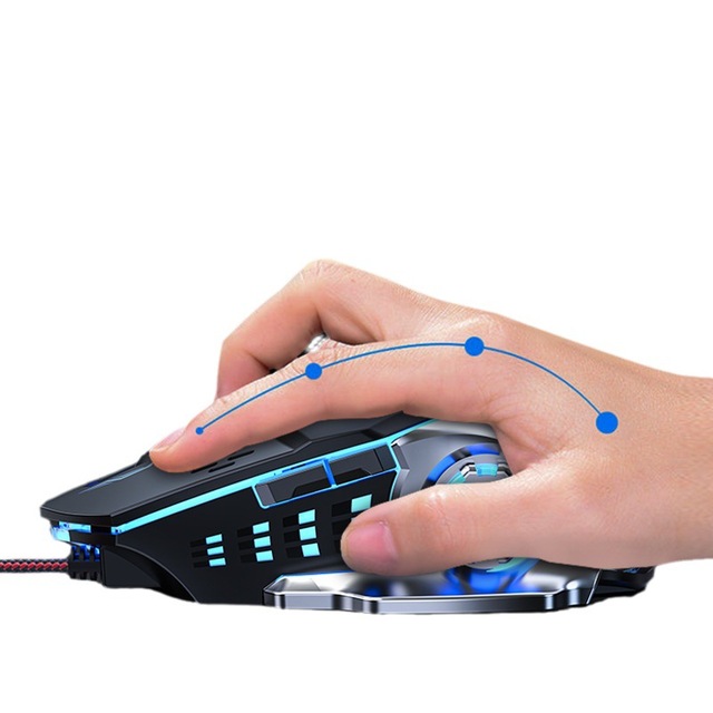 E-sports G9 Gaming Mouse Wired Silent Peripheral Mechanical Computer Usb Mouse Luminous Home Office