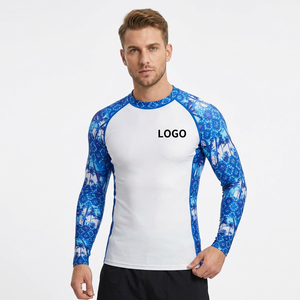 Camiseta de Compresión Freandy Sports para Hombre, Manga Larga, Protección UV, Secado Rápido, Poliéster y Spandex, 260g, Diseño Colorido - Product Image 4