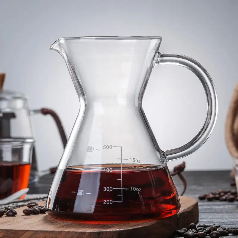 Pour Over Coffee Maker with Reusable Stainless Steel Drip Filter