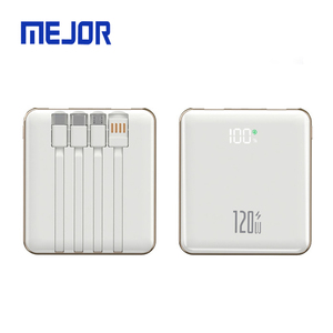 2025 siêu mỏng POWERBANK 10000mAh sạc di động Type-C cáp 4 USB sạc nhanh ngân hàng điện 120W - Product Image 6