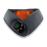 Masajeador de Cuello con Vibración y Calor 2025, Niveles de Calentamiento Ajustables, Inalámbrico, Alivia el Dolor de Hombros y Cuello, Soporte de Masaje para Cuello