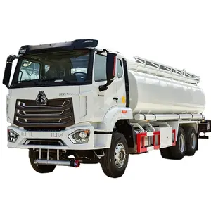 5200 galon yakıt tankeri  HOWO 5000 litre yakıt Transfer kamyonu 350hp 6x4 tahrik tekerleği