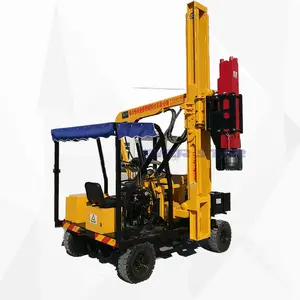 China Hot Sale Mini Pile Driver Guardrail Installation Small Solar Pile Driver Air Hammer Pile Drive For/