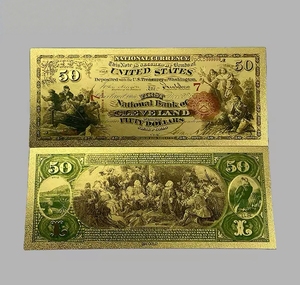 ธนบัตรดอลลาร์สหรัฐฯ แบบพรีเมียมเคลือบทองคำ ผลิตตามสั่ง สำหรับสะสมหรือตั้งโชว์ - Product Image 2