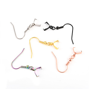 Crochets de <span class=keywords><strong>boucle</strong></span> <span class=keywords><strong>d</strong></span>'<span class=keywords><strong>oreille</strong></span> en acier inoxydable hypoallergéniques crochets à <span class=keywords><strong>boule</strong></span> <span class=keywords><strong>d</strong></span>'<span class=keywords><strong>oreille</strong></span> <span class=keywords><strong>avec</strong></span> <span class=keywords><strong>fermoir</strong></span> pendentif pour boucles <span class=keywords><strong>d</strong></span>'oreilles bijoux à bricoler soi-même - Product Image 1