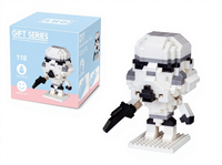 Jouets de construction en plastique ABS assemblés LNO Liao, blocs de construction miniatures, série Planètes 118-121