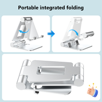 Support de téléphone portable rotatif polyvalent, support de smartphone ergonomique réglable en hauteur avec support de bureau antidérapant pour tous les modèles