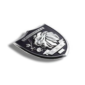 Irregular Portable Metal Customized Logo Activity Nameplate Name Badge - Product Image 4