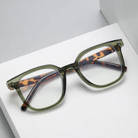 Lunettes de créateur de marque de luxe unisexes, rétro, bloquant la lumière bleue, légères, montures TR90, pour le bureau, ordinateur, montures optiques personnalisées