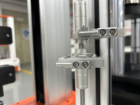 Extensomètre à long voyage pour test d'allongement textile