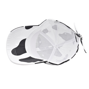 Casquette de baseball imprimée vache, logo personnalisé, coton sergé OEKO-TEX, 6 panneaux, fabrication BSCI, ajustable, faible MOQ - Product Image 4