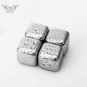 Pacchetto all'ingrosso di 8 pietra di whisky riutilizzabile in acciaio inox Bar ghiaccio Cube agghiacciante pietra con pinzetta - Product Image 2