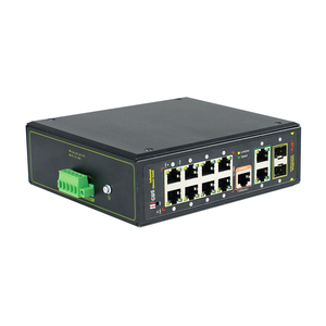 Switch PoE industriel géré 10/100M avec 8 ports RJ45 10/100 + 2 ports Uplink 10/100/1000 et 2 ports SFP 100/1000 - Product Image 4