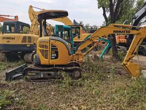 รถขุดขนาดเล็ก Komatsu PC30 มือสองจากญี่ปุ่น น้ำหนัก 3 ตัน แบบตีนตะขาบ บูมหมุนได้ เครื่องยนต์ Komatsu ปั๊มไฮดรอลิก KYB - Product Image 4