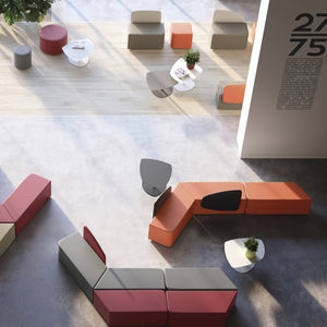 Современный стиль, секционный диван из искусственной кожи для офиса, библиотеки, приемной, модульный зал ожидания, для общественных мест, для совместной работы - Product Image 4