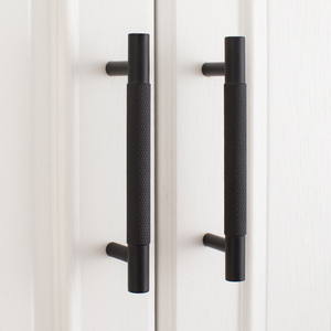 Europa Reino Unido estilo latón crudo latón antiguo Color personalizado tirador moleteado latón macizo muebles gabinete T Bar gabinete perilla manijas - Product Image 6