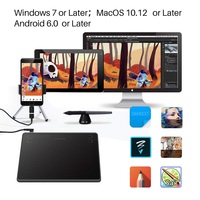 Huion — dessin graphique petite taille HS64, outils d'enseignement en ligne, tablette, stylo animation, bon marché