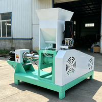 Extrudeuse multifonctionnelle à commande PLC, haute capacité, à économie d'énergie, à moteur DC, pour granulés d'aliments pour animaux de compagnie et poissons, multi-formes, pour petites productions