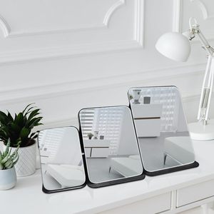 Hot Selling Ins Style Unbreakable Folding Cosmetic Mirror 1X Magnification Silver Finish Multi-color Options <b>Pocket</b> Small Mirror - Product Image 3