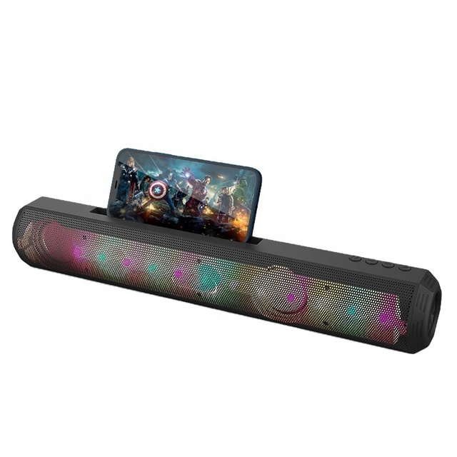 BD68 RGB Light Speaker Barra De Sonido Para Tv Sound Bars for Tv Home Theatre Systemsound Box Mini Caixa De Som Bocina Para Tv