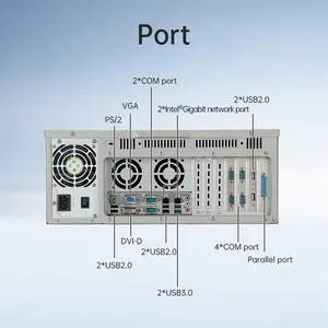 SINSMART casing Server Rackmount 4U kualitas tinggi dengan 5PCI 2PCIE DDR3 32G SATA II port SATA III