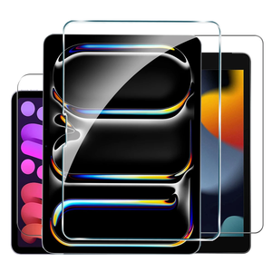 Protection d'écran pour iPad PRO 12.9 2022 2021 2018 2017, verre trempé pour iPad Air 13 2024 PRO 13'', film de protection complet pour tablette - Product Image 1