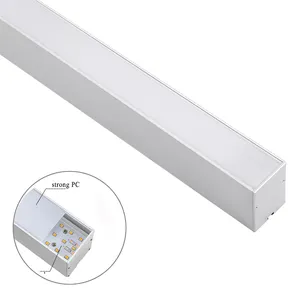 China fabricante 0-10v regulável iluminação linear led com 5 anos de garantia