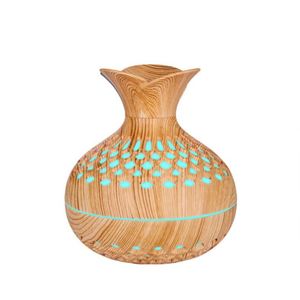 Creative Large Spray USB Aromatherapy <b>Machine</b> Wood Grain Flower Design Hydrating Colorful Ambient Light Aroma Battery - Product Image 1