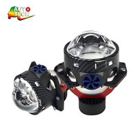 Nouveau projecteur de phare de voiture à LED à 3 lasers de haute qualité, lentille réflectrice, projecteur de lumière, 3,0 pouces, 12V, 55W, 70W, 8000lm, kit d'éclairage, faisceau haut/bas